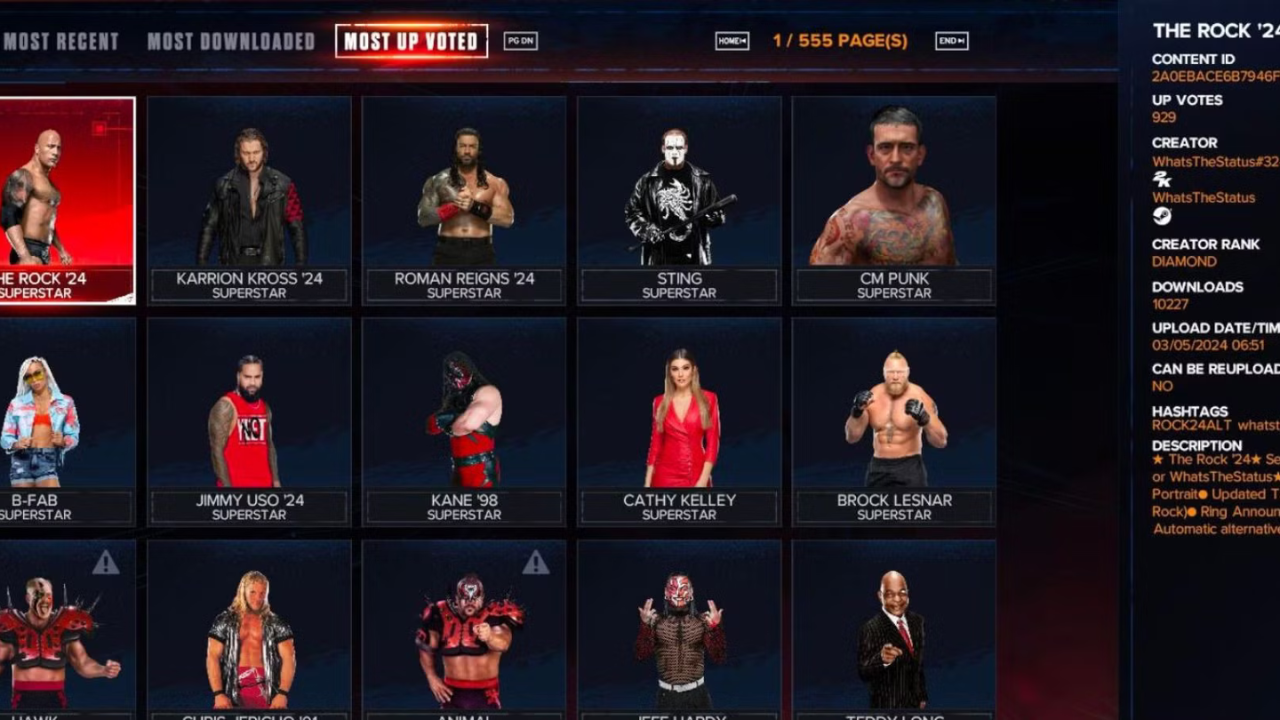 WWE 2K24 Deluxe Edition features 