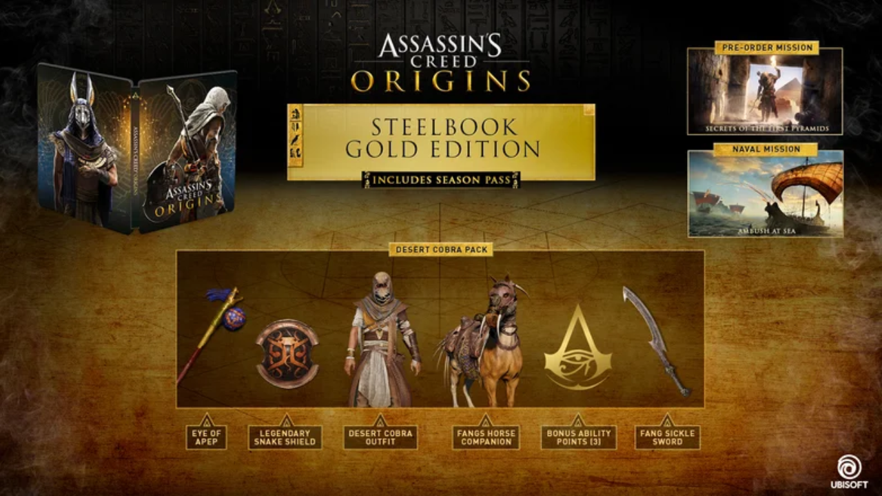 Assassins Creed Origins Gold Edition PC free